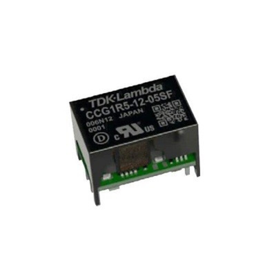 TDK-Lambda CCG Isolated DC-DC Converter, 5V dc/, 4.5 → 18 V dc Input, 1.5W, Through Hole