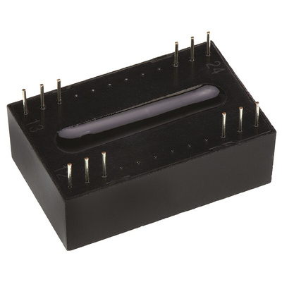 Recom REC3 DC-DC Converter, ±5V dc/ ±300mA Output, 20.4 → 27.6 V dc Input, 3W, Through Hole, +80°C Max Temp