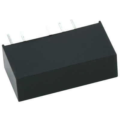 Recom RB DC-DC Converter, ±9V dc/ ±56mA Output, 4.5 → 5.5 V dc Input, 1W, Through Hole, +85°C Max Temp -40°C Min