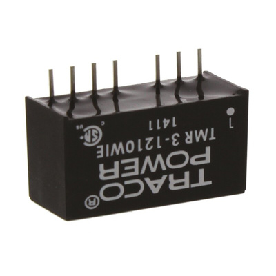 TRACOPOWER TMR 3WIE DC-DC Converter, 3.3V dc/ 700mA Output, 4.5 → 18 V dc Input, 3W, Through Hole, +85°C Max