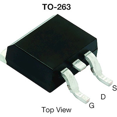 N-Channel MOSFET, 120 A, 40 V, 3-Pin D2PAK Vishay SQM40041EL_GE3