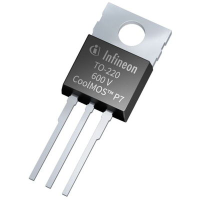 N-Channel MOSFET, 26 A, 600 V, 3-Pin TO-220 Infineon IPP60R120P7XKSA1