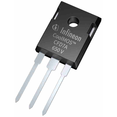 MOSFET, 211 A, 650 V PG-TO247-3 Infineon IPW65R050CFD7AXKSA1