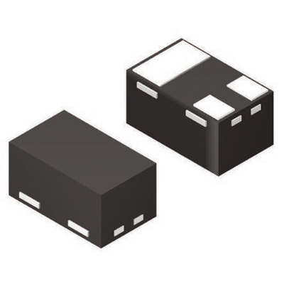 Plastic N-Channel MOSFET, 407 mA, 60 V, 3-Pin X1-DFN1006 Diodes Inc DMN62D4LFB-7B