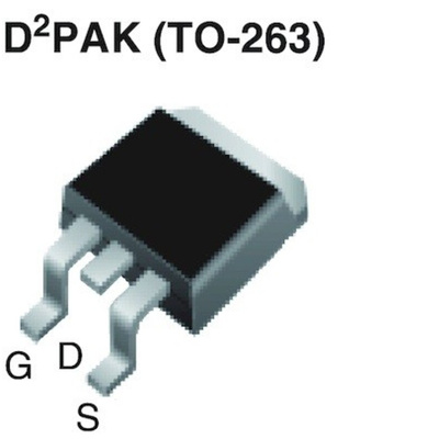 N-Channel MOSFET, 4.4 A, 800 V, 3-Pin D2PAK Vishay SIHB5N80AE-GE3