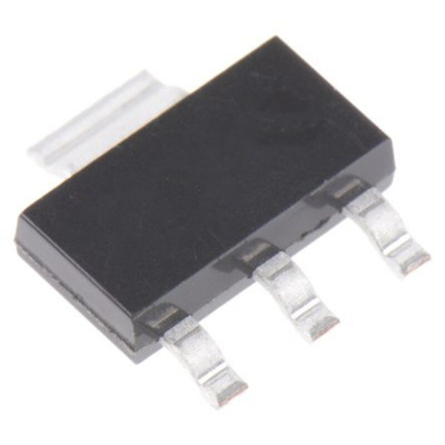 N-Channel MOSFET, 2 A, 500 V, 3-Pin SOT-223 onsemi FDT4N50NZU