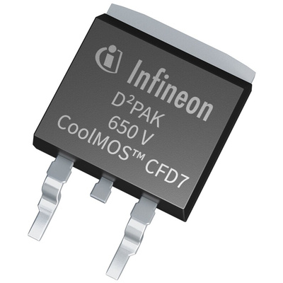 N-Channel MOSFET, 25 A, 700 V, 3-Pin D2PAK Infineon IPB65R090CFD7ATMA1