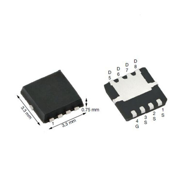 N-Channel MOSFET, 104 A, 30 V, 8-Pin PowerPAK 1212-8PT Vishay SISA10BDN-T1-GE3