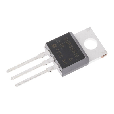 N-Channel MOSFET, 85 A, 100 V, 3-Pin TO-220AB Vishay SUP85N10-10-GE3
