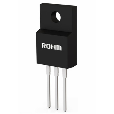 N-Channel MOSFET, 1.6 A, 800 V, 3-Pin TO-220FM ROHM R8002KNXC7G