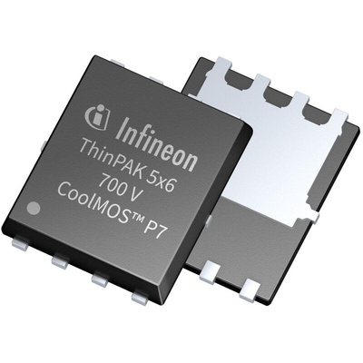 N-Channel MOSFET, 3.1 A, 700 V, 5-Pin ThinPAK 5 x 6 Infineon IPLK70R2K0P7ATMA1