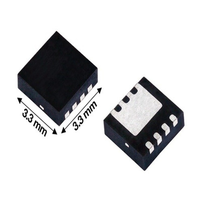 Silicon N-Channel MOSFET, 162 A, 30 V, 8-Pin 1212-8S Vishay SISS52DN-T1-UE3