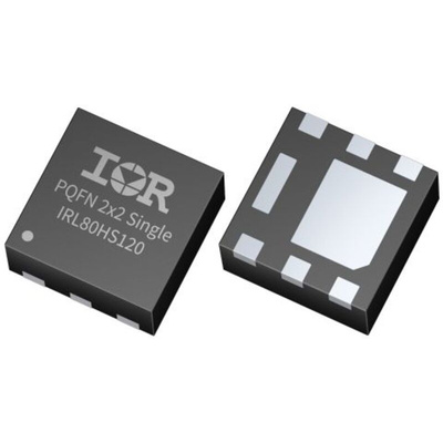 N-Channel MOSFET, 12.5 A, 80 V, 6-Pin DFN2020 Infineon IRL80HS120