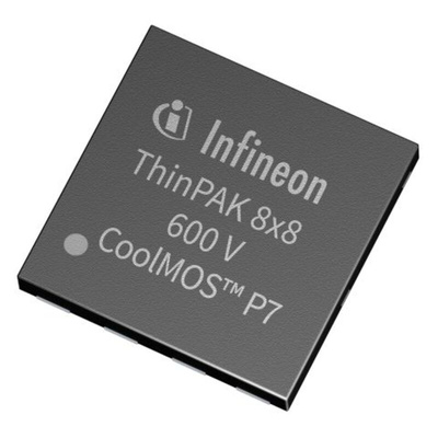 N-Channel MOSFET Transistor & Diode, 100 A, 650 V, 5-Pin ThinkPAK 8 x 8 Infineon IPL60R105P7AUMA1