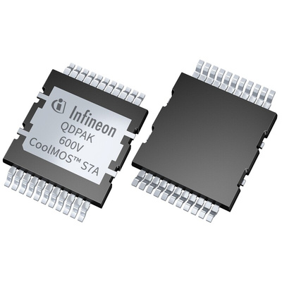 N-Channel MOSFET, 50 A, 600 V, 22-Pin QDPAK Infineon IPDQ60R010S7AXTMA1