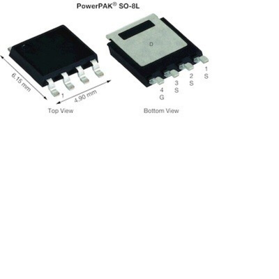 N-Channel MOSFET, 75 A, 60 V, 4-Pin PowerPAK 8 x 8L Vishay SQJ164ELP-T1_GE3