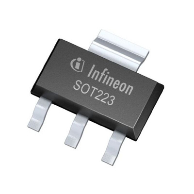 P-Channel MOSFET Transistor, 990 mA, 100 V, 3-Pin SOT-223 Infineon ISP20EP10LMXTSA1