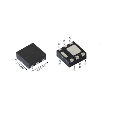 N-Channel MOSFET, 9 A, 60 V, 7-Pin PowerPAK SC-70W-6L Vishay SQA444CEJW-T1_GE3