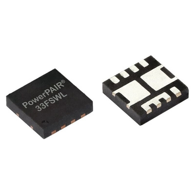 Dual N-Channel MOSFET, 100 A, 30 V, 12-Pin PowerPAIR 3 x 3FS Vishay SIZF5302DT-T1-RE3