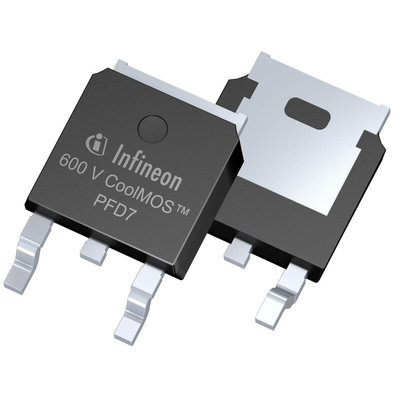 MOSFET, 42 A, 650 V PG-TO252 Infineon IPD60R210PFD7SAUMA1