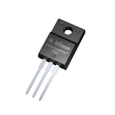 N-Channel MOSFET, 13.9 A, 950 V, 3-Pin TO-220 Infineon IPA95R130PFD7XKSA1