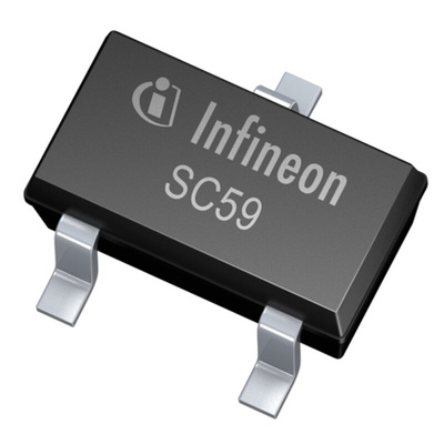 N-Channel MOSFET Transistor, 3.8 A, 3-Pin PG-SC-59 Infineon BSR202NL6327HTSA1