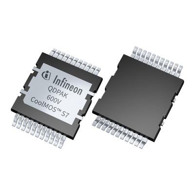 N-Channel MOSFET, 50 A, 600 V, 22-Pin QDPAK Infineon IPDQ60R010S7XTMA1