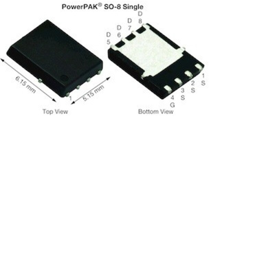 N-Channel MOSFET, 110 A, 100 V, 8-Pin PowerPAK SO-8 Vishay SIR5102DP-T1-RE3