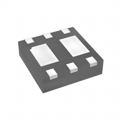 Dual N/P-Channel-Channel MOSFET, 3.1 A, 4.6 A, 20 V, 6-Pin U-DFN2020 Diodes Inc DMC2053UFDB-7