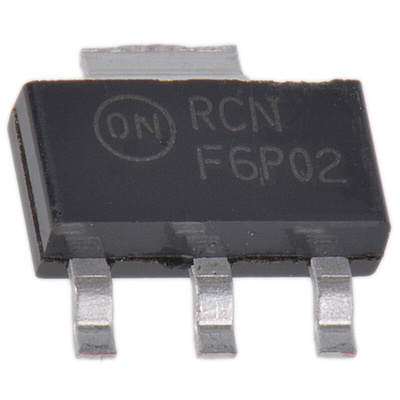 P-Channel MOSFET, 8.4 A, 20 V, 3-Pin SOT-223 onsemi NTF6P02T3G