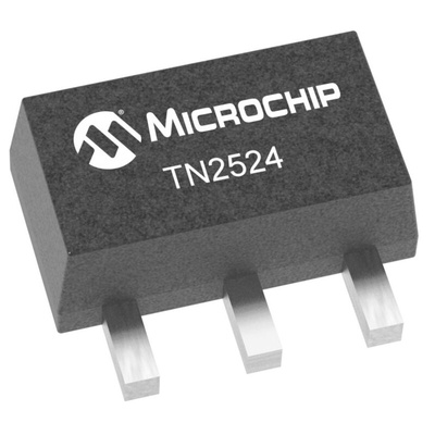 N-Channel MOSFET, 240 V SOT-89 Microchip TN2524N8-G