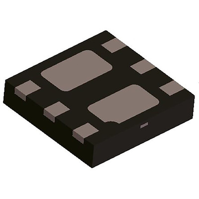 P-Channel MOSFET, 20 V, 6-Pin DFN2020 Diodes Inc DMP2035UFDF-7