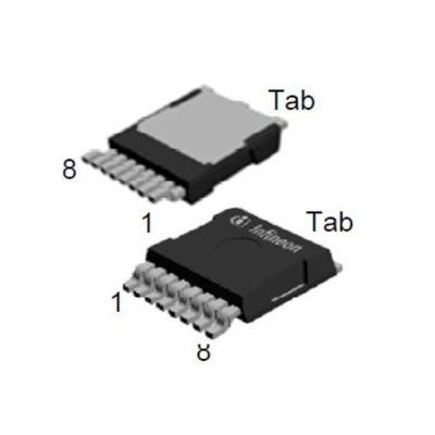 N-Channel MOSFET, 165 A, 80 V, 8-Pin PG HSOG-8 (TOLG) Infineon IAUS165N08S5N029ATMA1