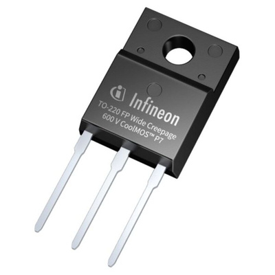 N-Channel MOSFET, 18 A, 650 V, 3-Pin TO-220 FP Infineon IPAW60R180P7SXKSA1