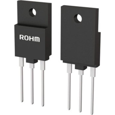 N-Channel MOSFET, 30 A, 600 V, 3-Pin TO-3PF ROHM R6030KNZC17