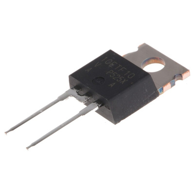 Vishay 1000V 10A, Rectifier Diode, 2-Pin TO-220AC VS-10ETF10FP-M3