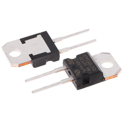 STMicroelectronics 25V 10A, Schottky Diode, 2-Pin TO-220AC STPS10L25D