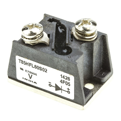 Vishay 600V 85A, Rectifier Diode, 2-Pin T-Module VS-T85HFL60S02