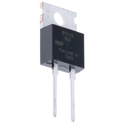 WeEn Semiconductors Co., Ltd 500V 9A, Ultrafast Rectifiers Diode, 2-Pin TO-220AC BYV29-500,127