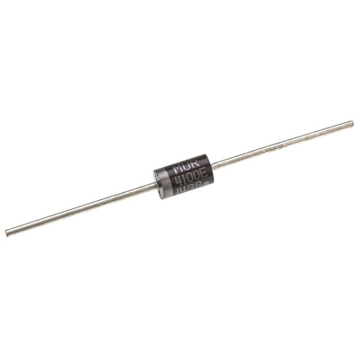 onsemi 1000V 4A, Rectifier Diode, 2-Pin DO-201AD MUR4100ERLG