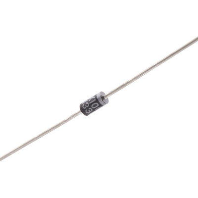 Vishay 1600V 360mA, Silicon Junction Diode, 2-Pin DO-41 BYX10GP-E3/54
