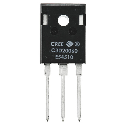 Wolfspeed 600V 20A, Dual SiC Schottky Diode, 3-Pin TO-247 C3D20060D