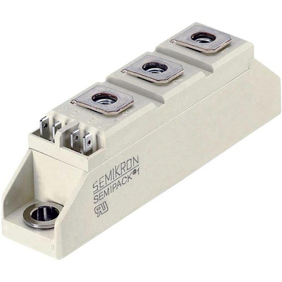 Semikron 1600V 101A, Dual Rectifier Diode, 3-Pin SEMIPACK1 SKKD 101/16