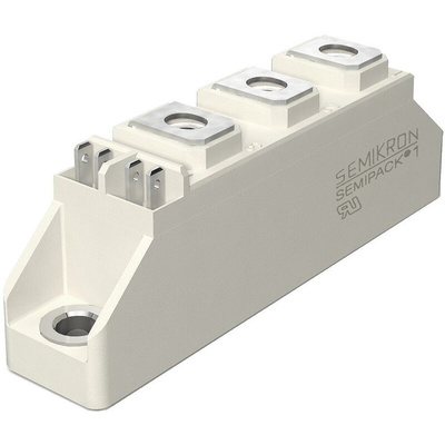 Semikron 1600V 101A, Dual Rectifier Diode, 3-Pin SEMIPACK1 SKKD 101/16