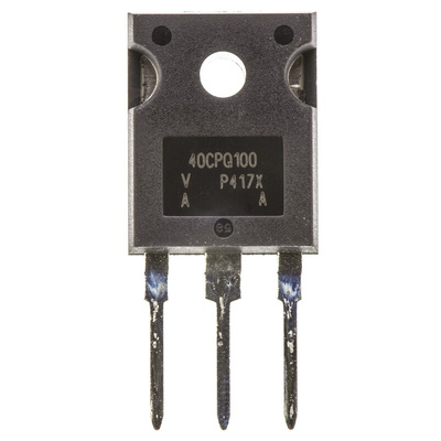 Vishay 100V 40A, Dual Schottky Diode, 3-Pin TO-247AC VS-40CPQ100-N3