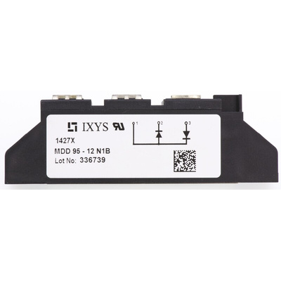 IXYS 1200V 120A, Dual Rectifier Diode, 7-Pin TO-240AA MDD95-12N1B