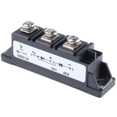Vishay 400V 100A, Dual Rectifier Diode, 3-Pin TO-240AA VS-VSKD91/04