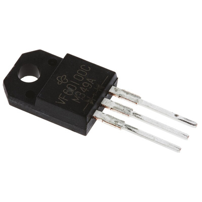 Vishay 100V 60A, Dual Schottky Diode, 3-Pin TO-220F VF60100C-M3/4W