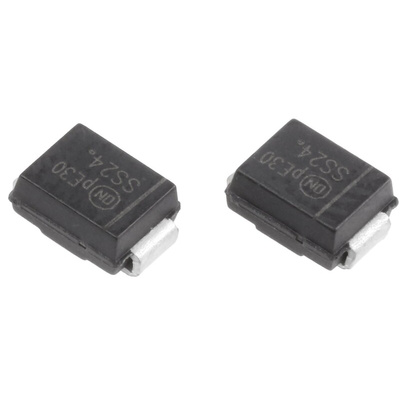 onsemi 40V 2A, Schottky Diode, 2-Pin DO-214AA SS24G