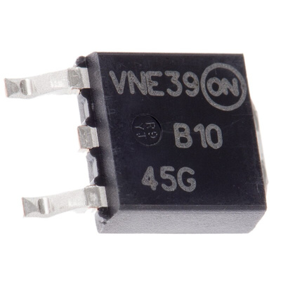 onsemi 45V 10A, Schottky Diode, 3-Pin D2PAK MBRD1045T4G